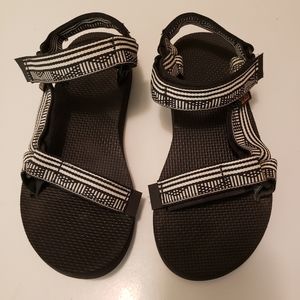 NEW Black Teva Sandals